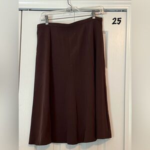 Kim Rogers a line skirt size 10 brown